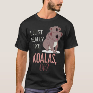 オーストラリア動物園飼育員コアラ Tシャツ