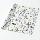 オーストラリア動物彩色カスタム ラッピングペーパー (アンロールド)