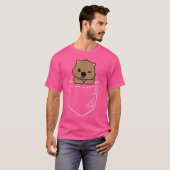 オーストラリア動物愛好家ウォンバット Tシャツ (正面フル)