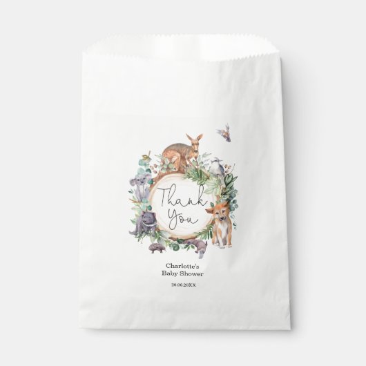 オーストラリア動物素朴な野生生物ユーカリ赤ちゃん フェイバーバッグ (正面)