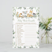 オーストラリア動物緑のベビー言葉スクランブル (スタンド正面)