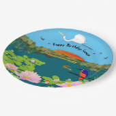 オーストラリア北部の熱帯カラフル景観 ペーパープレート (アングル)