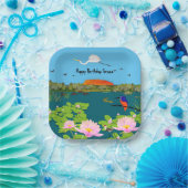 オーストラリア北部の熱帯カラフル景観 ペーパープレート (パーティー)