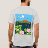 オーストラリア北部の熱帯カラフル景観 Tシャツ (裏面)