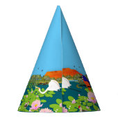 オーストラリア北部の熱帯モンスーンの風景 パーティーハット (裏面)