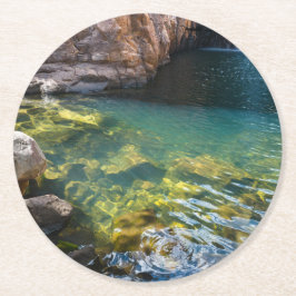 オーストラリア北部テリトリーキャサリン渓谷 ラウンドペーパーコースター