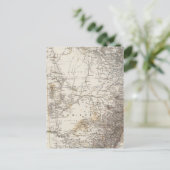 オーストラリア南東部の地図 ポストカード (スタンド正面)