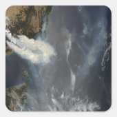 オーストラリア南東部の火災と煙 スクエアシール (正面)