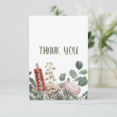 オーストラリア原産花の感謝カード サンキューカード (スタンド正面)