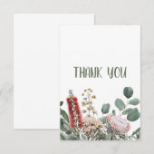 オーストラリア原産花の感謝カード サンキューカード (正面/裏面)