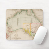オーストラリア及びニュージーランドの地図 マウスパッド (マウス)