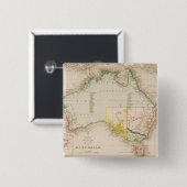 オーストラリア及びニュージーランドの地図 缶バッジ (正面&裏面)