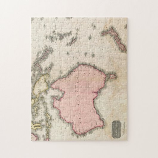 オーストラリア及び南西の太平洋 ジグソーパズル (縦)