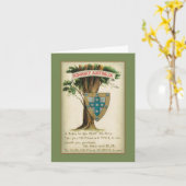 オーストラリア友情:ロイヤリティのブルーガムサイン カード (黄色い花)