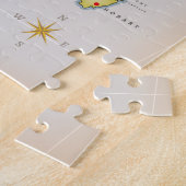 オーストラリア図解入りの、写真付きのの地図 ジグソーパズル (側面)