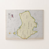 オーストラリア図解入りの、写真付きのの地図 ジグソーパズル (横)