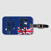 オーストラリア国おもしろい旗の愛国的荷物Ta ラゲッジタグ (正面横)