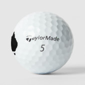オーストラリア国アイコン TaylorMade ゴルフボール (ロゴ)