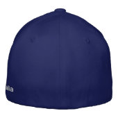 オーストラリア国パーソナライズされた旗 刺繍入りキャップ (裏面)