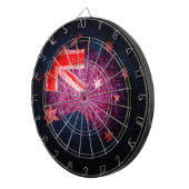 オーストラリア国旗と地図#3 ダーツボード (正面右)