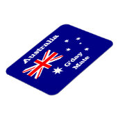 オーストラリア国旗とG'day Mate、休日/スポーツファン マグネット (左側)