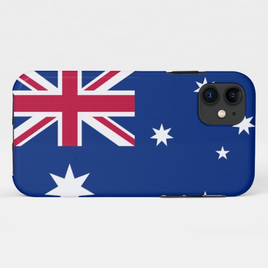 オーストラリア国旗のケース – メイトiPhoneケース Case-Mate iPhoneケース (裏面(横))