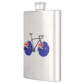 オーストラリア国旗のサイクリング フラスク (左)