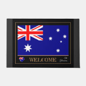 オーストラリア国旗のスポーツ/ようこそ ドアマット (正面)