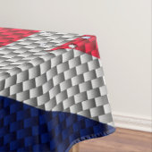 オーストラリア国旗のデザイン(カーボンクロムスタイル) テーブルクロス (インサイチュ)