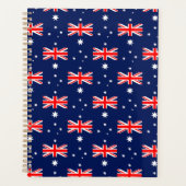 オーストラリア国旗のパターン プランナー手帳 (正面)