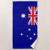 オーストラリア国旗のビーチタオル ビーチタオル (正面)