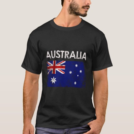 オーストラリア国旗のプライド Tシャツ (正面)