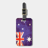 オーストラリア国旗のラゲッジタグ ラゲッジタグ (正面縦)