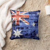 オーストラリア国旗のヴィンテージ クッション (ブランケット)