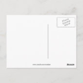 オーストラリア国旗の切り株 ポストカード (裏面)