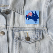 オーストラリア国旗の地図 缶バッジ (インサイチュ)