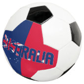 オーストラリア国旗の愛らしい愛国心 サッカーボール (3/4)