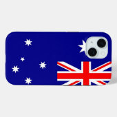 オーストラリア国旗のApple iPhone 15 Case-Mate iPhoneケース (裏面 (横))