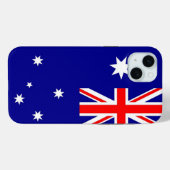 オーストラリア国旗のApple iPhone 15 Plusケース Case-Mate iPhoneケース (裏面 (横))