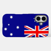 オーストラリア国旗のApple iPhone 16 Case-Mate iPhoneケース (裏面 (横))