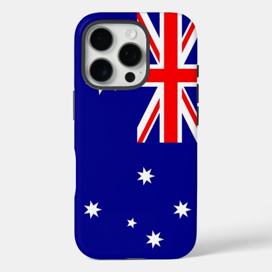 オーストラリア国旗のApple iPhone 16 Pro Case-Mate iPhoneケース (裏面)