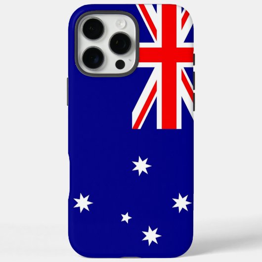 オーストラリア国旗のApple iPhone 16 Pro Maxケース Case-Mate iPhoneケース (裏面)