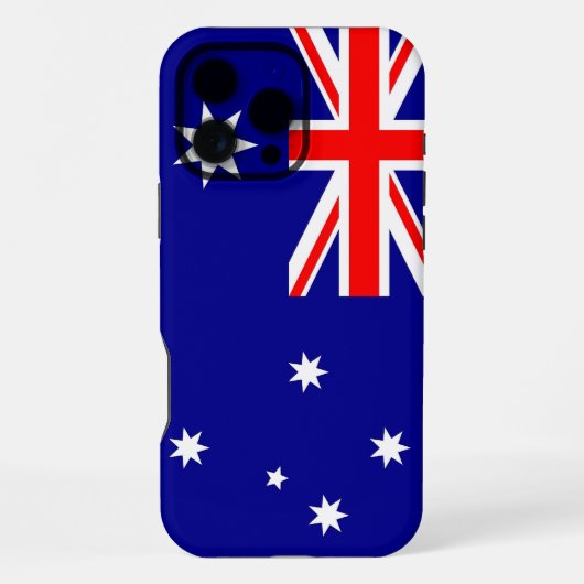 オーストラリア国旗のApple iPhone 16 Pro Maxケース iPhoneケース (裏面)