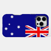 オーストラリア国旗のApple iPhone 16 Pro Maxケース iPhoneケース (裏面横)