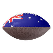 オーストラリア国旗を持つ愛国的なアメリカンフットボール アメリカンフットボール (回転270)