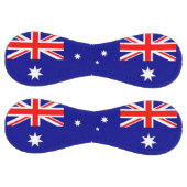 オーストラリア国旗を持つ愛国的なソフトボール ソフトボール (パネル)