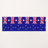 オーストラリア国旗を持つ愛国的なヨガマット ヨガマット (正面(横))