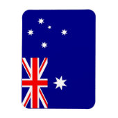 オーストラリア国旗を持つ愛国的な柔軟な磁石 マグネット (縦)