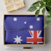 オーストラリア国旗を持つ愛国的ティッシュペーパー 薄葉紙 (ギフト)