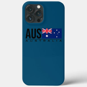 オーストラリア国旗オーストラリアの国コードAUSスポーツ iPhone 13 PRO MAXケース